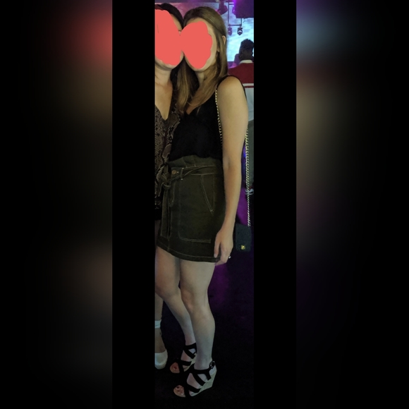 Free People Skirt | Army Green - Picture 5 of 5